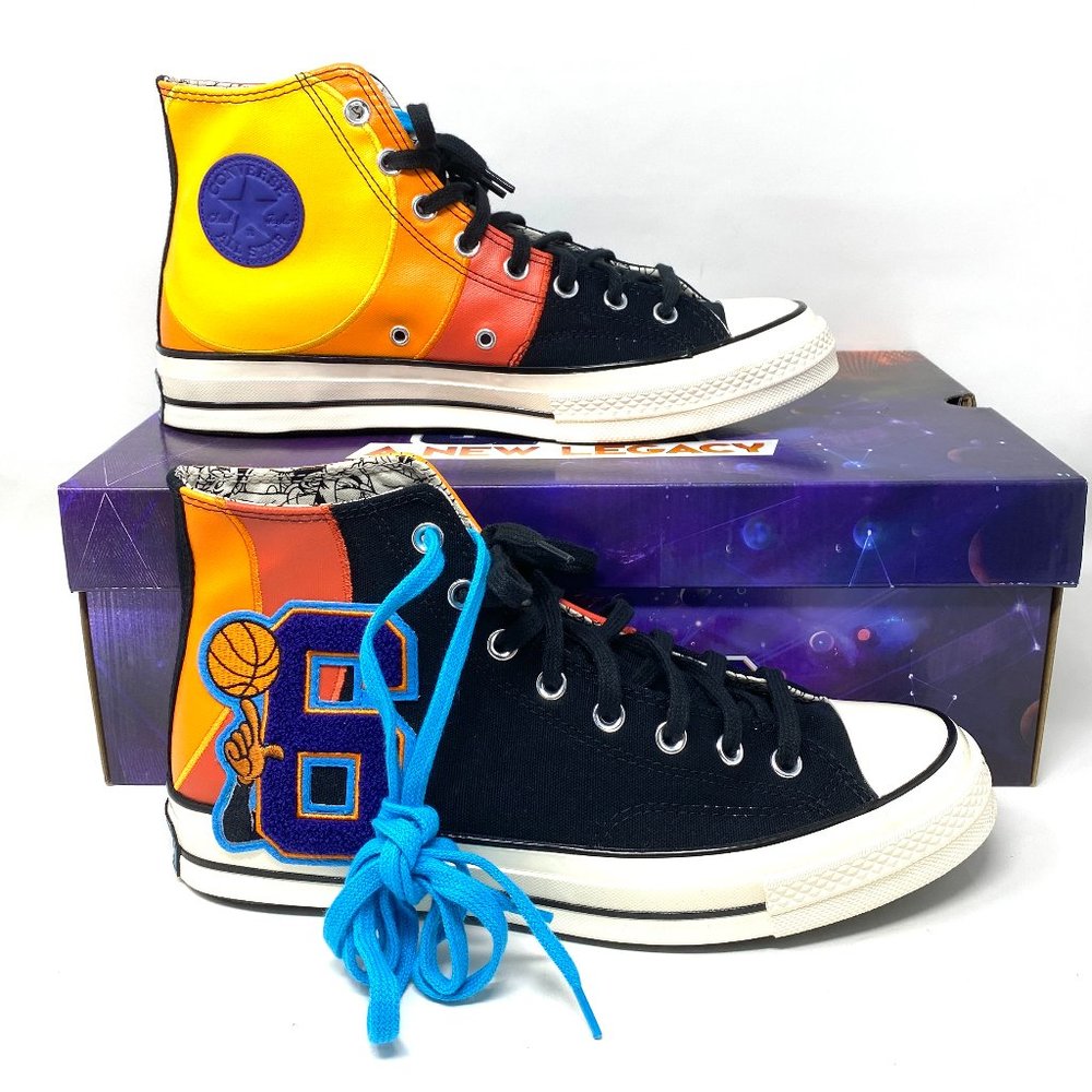 💖MEGA SALE💖Converse Men 172482C Chuck 70 HI Black Mantra Orange New Legacy - Picture 2 of 10